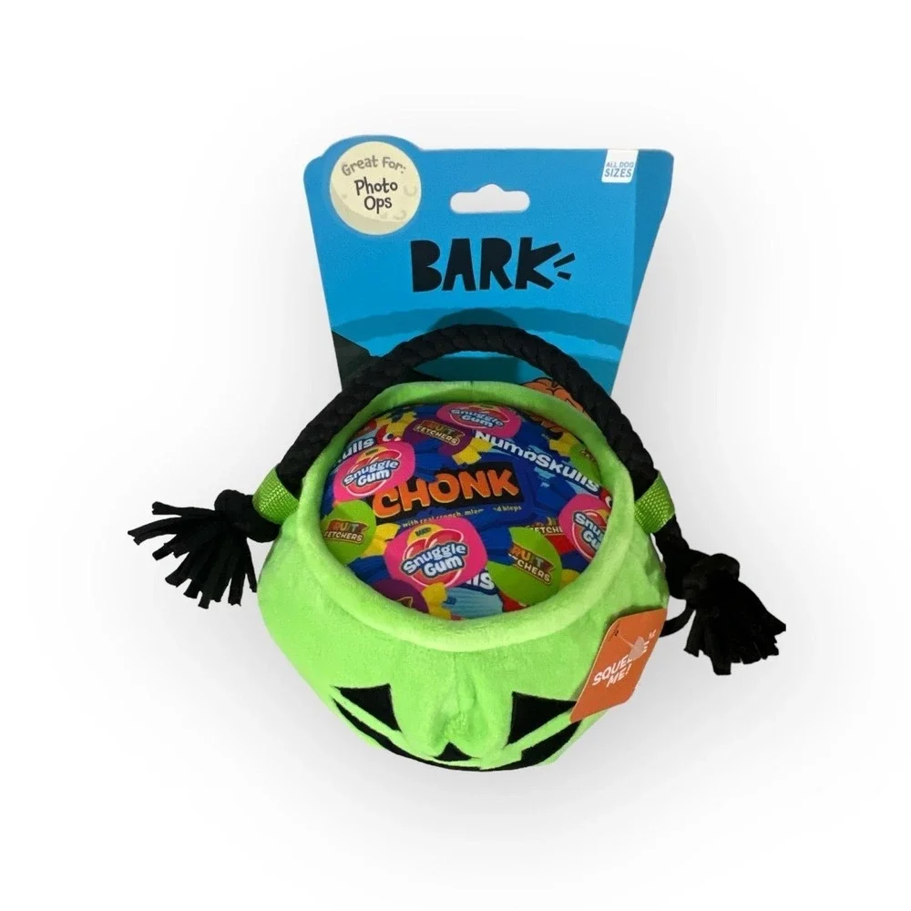 BARK‎ BOX TOY HALLOWEEN PUMPKIN BUCKET GREAT PHOTO OPP